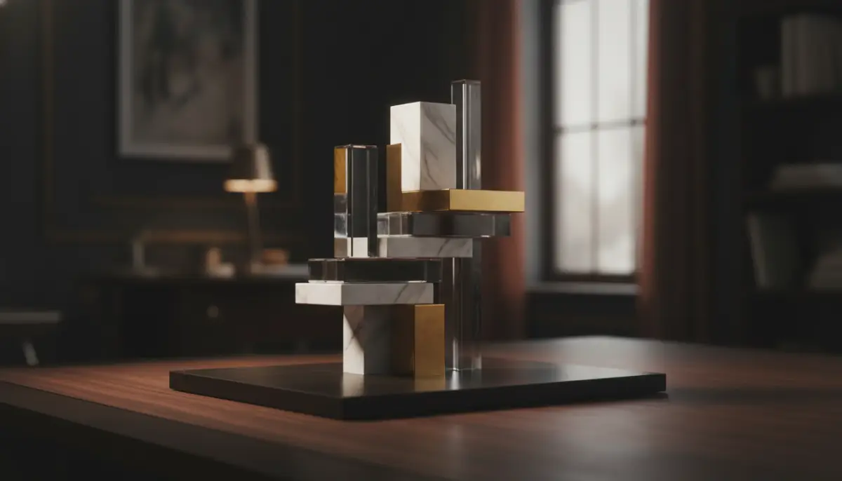 Maqueta arquitectónica de lujo representando la estructura sólida de la asignación de activos financieros.