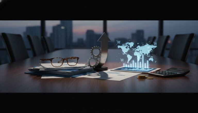 Gráfico del modelo DTC de Warby Parker analizando su estrategia de integración vertical y omnicanalidad.