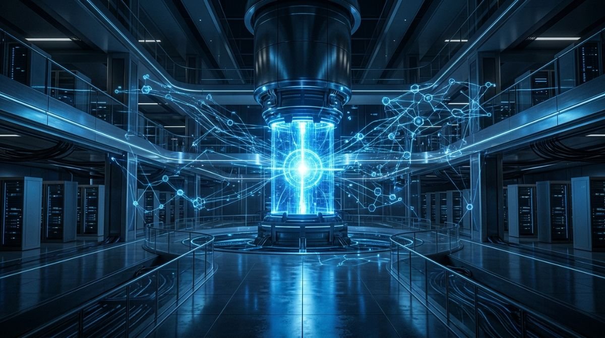 Representación visual de un ecosistema digital integrado y escalable que simboliza la estrategia de plataforma tecnológica y servicios en la nube.
