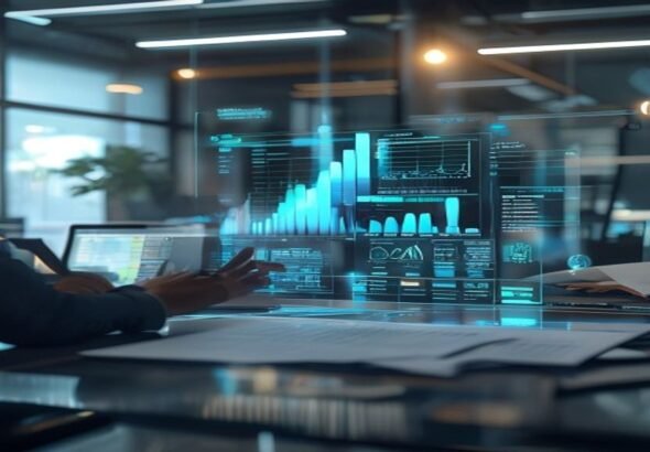 Presupuesto automatizado con inteligencia artificial, gestión financiera innovadora, finanzas personales sin hojas de cálculo tradicionales.
