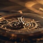 Reloj de bolsillo vintage y gráfico de crecimiento financiero, simbolizando la inversión a largo plazo y la seguridad en la era digital.